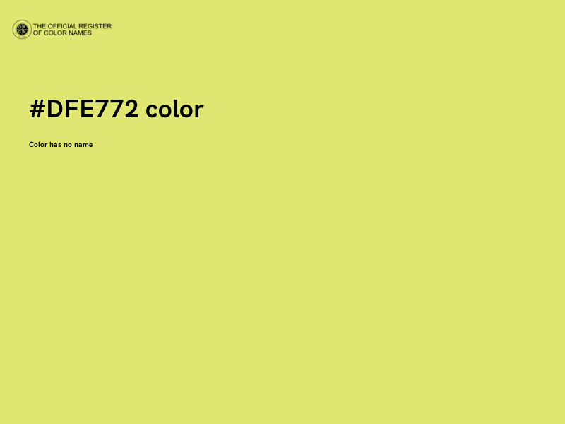 #DFE772 color image