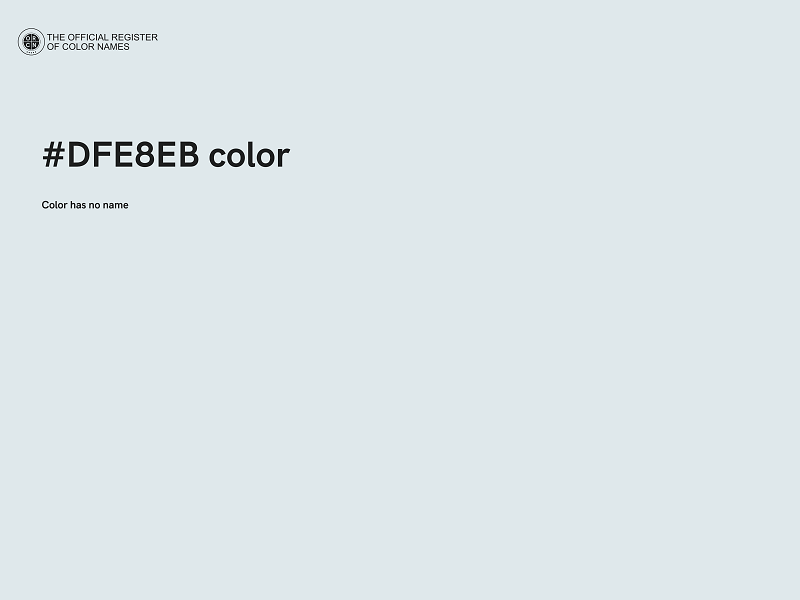 #DFE8EB color image