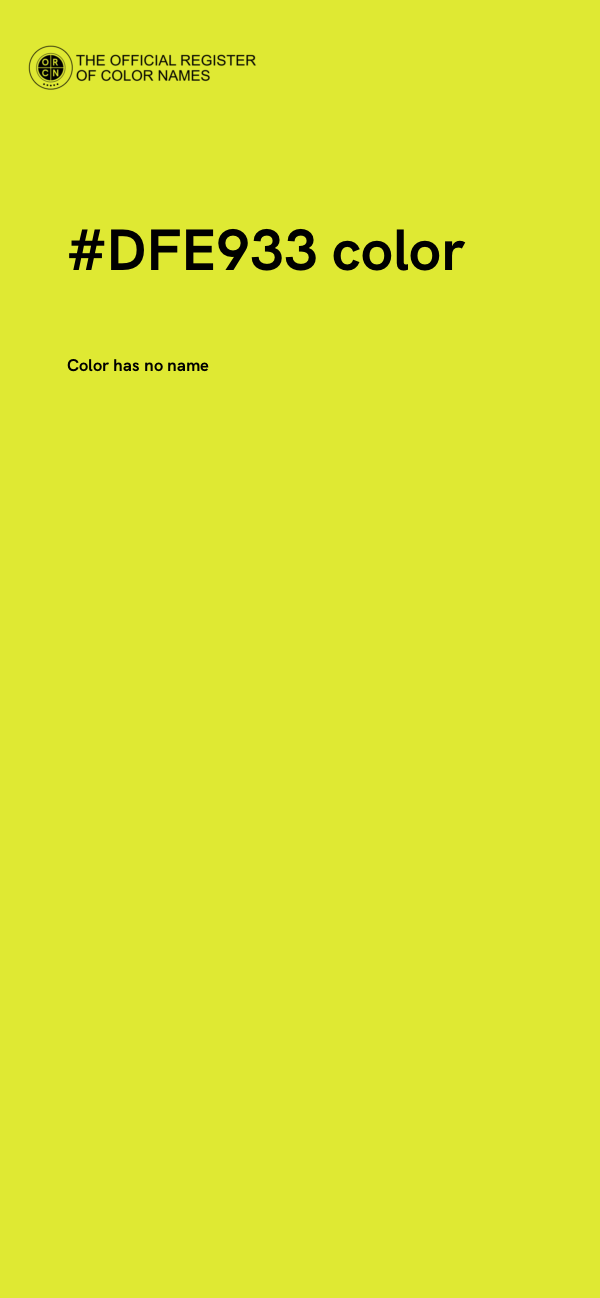 #DFE933 color image