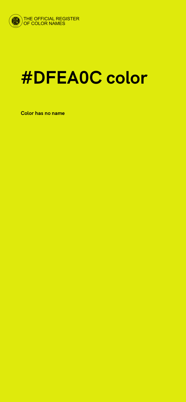 #DFEA0C color image