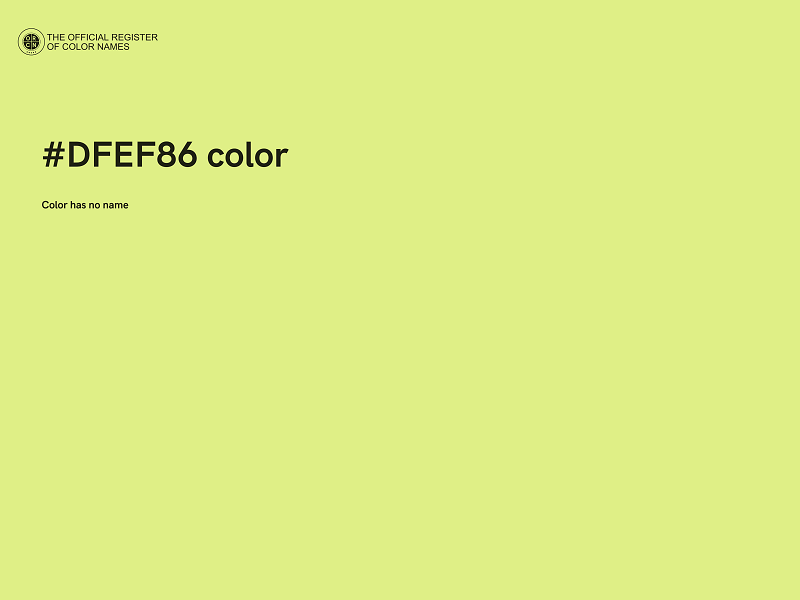 #DFEF86 color image