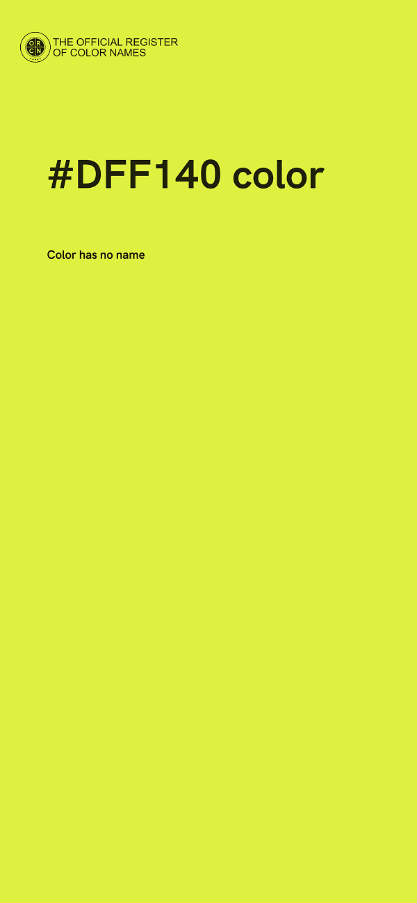 #DFF140 color image