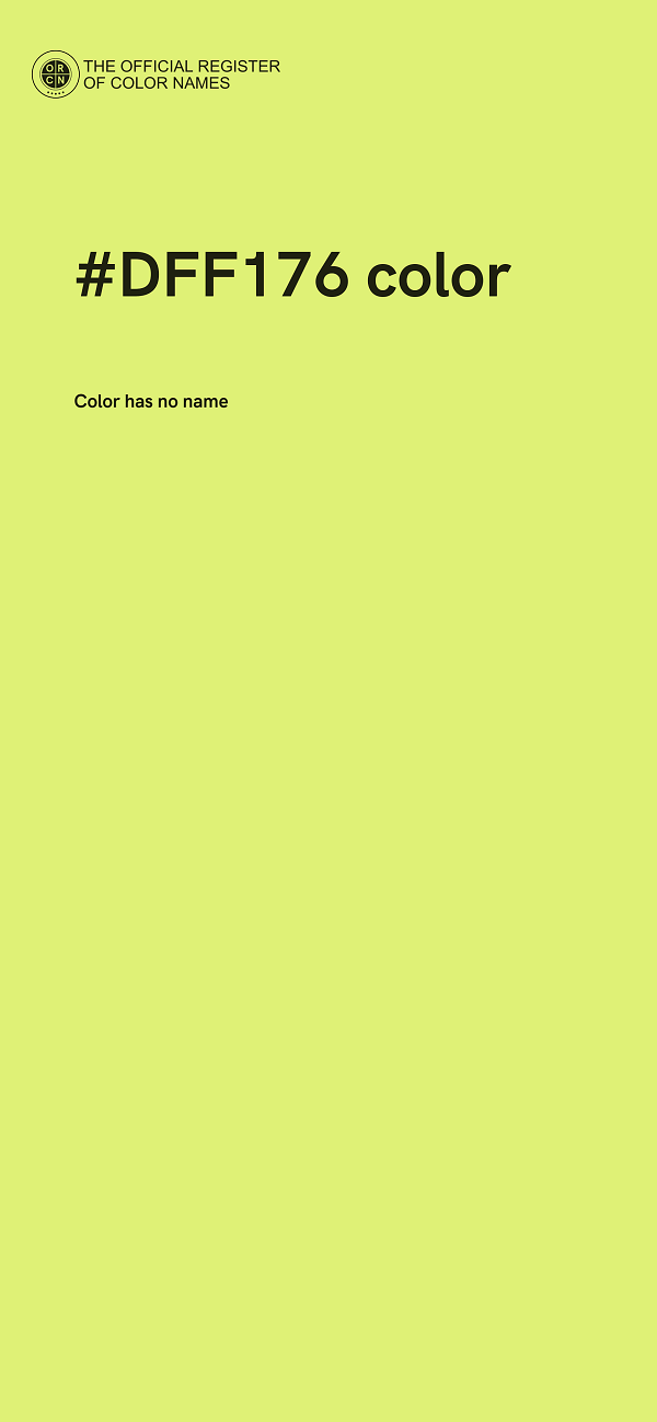 #DFF176 color image