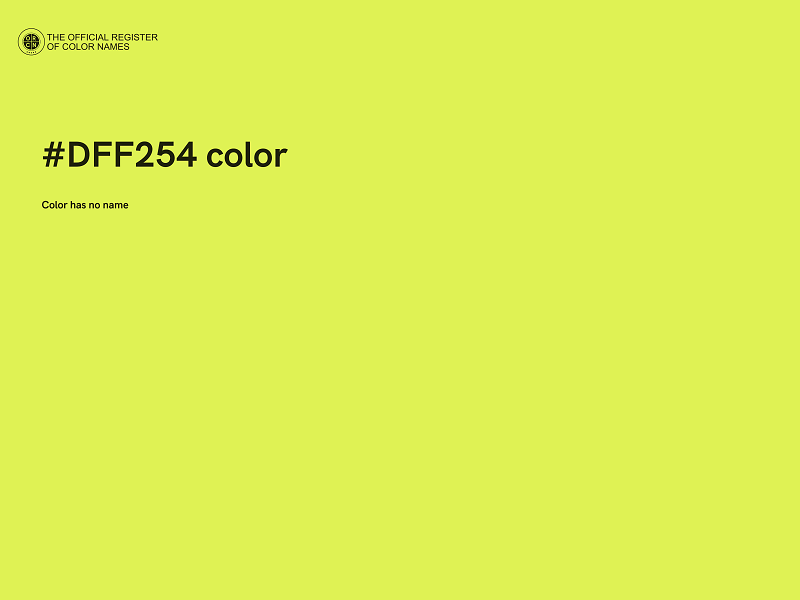 #DFF254 color image