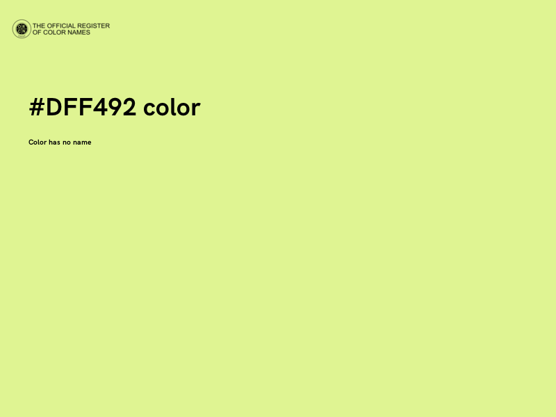 #DFF492 color image