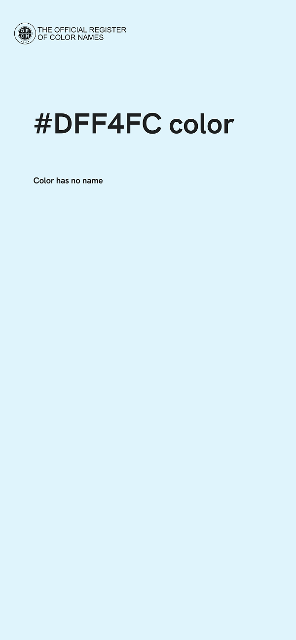 #DFF4FC color image