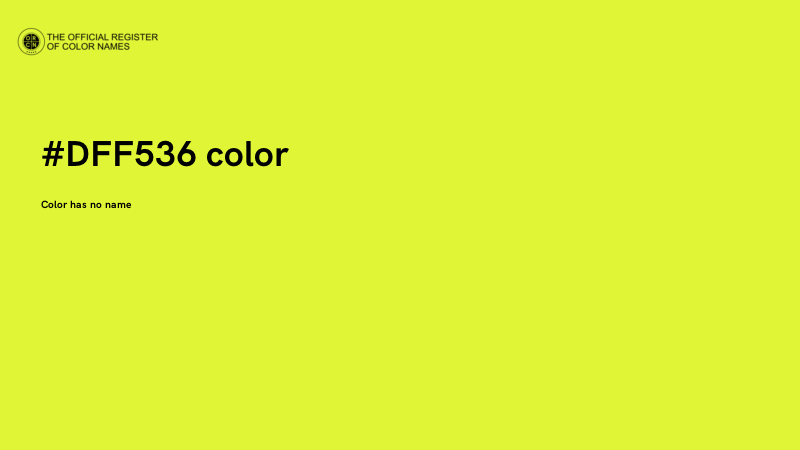 #DFF536 color image