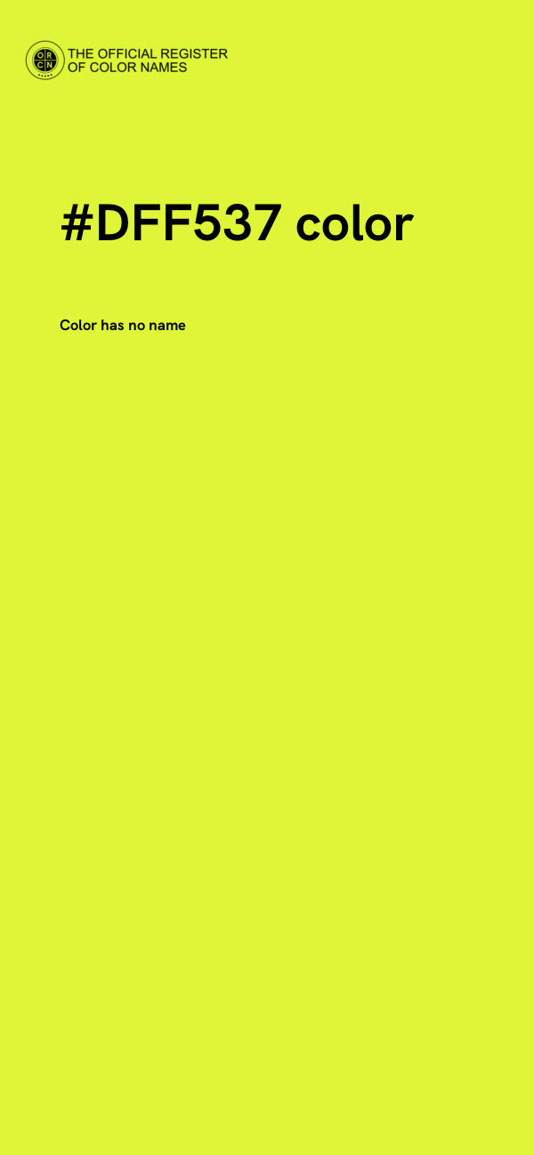 #DFF537 color image