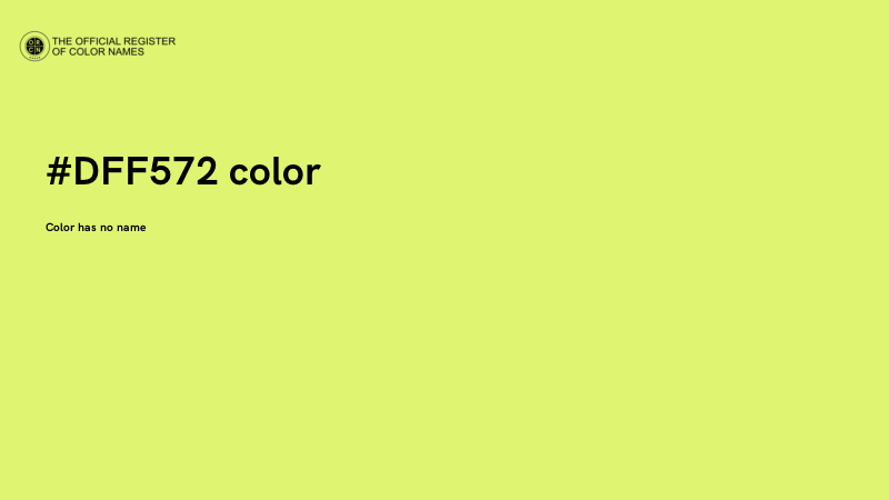 #DFF572 color image