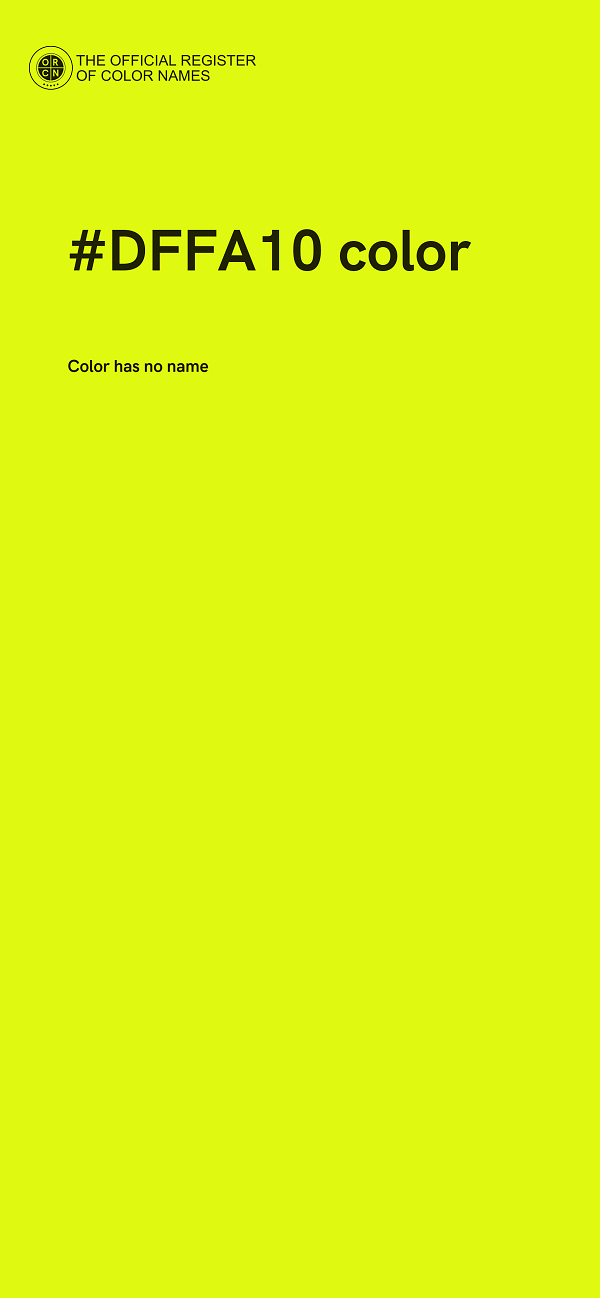#DFFA10 color image