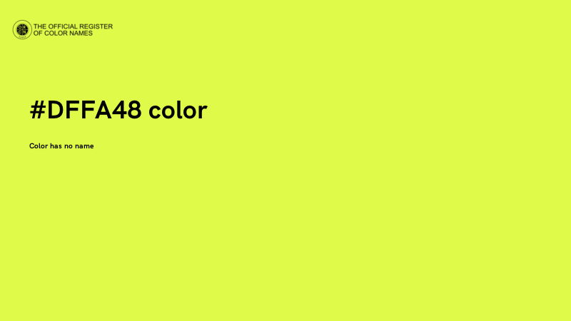 #DFFA48 color image