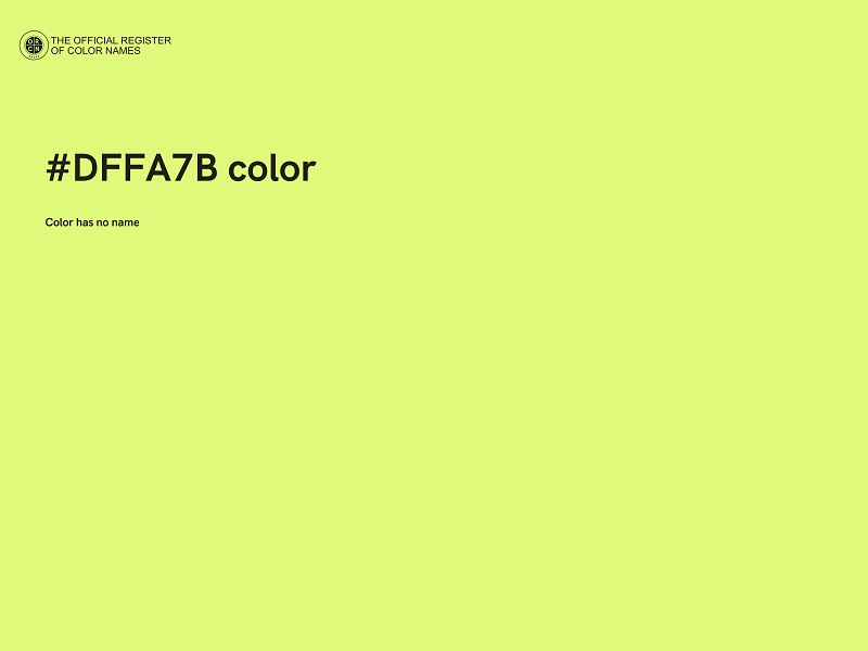 #DFFA7B color image