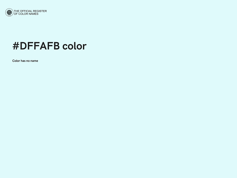 #DFFAFB color image