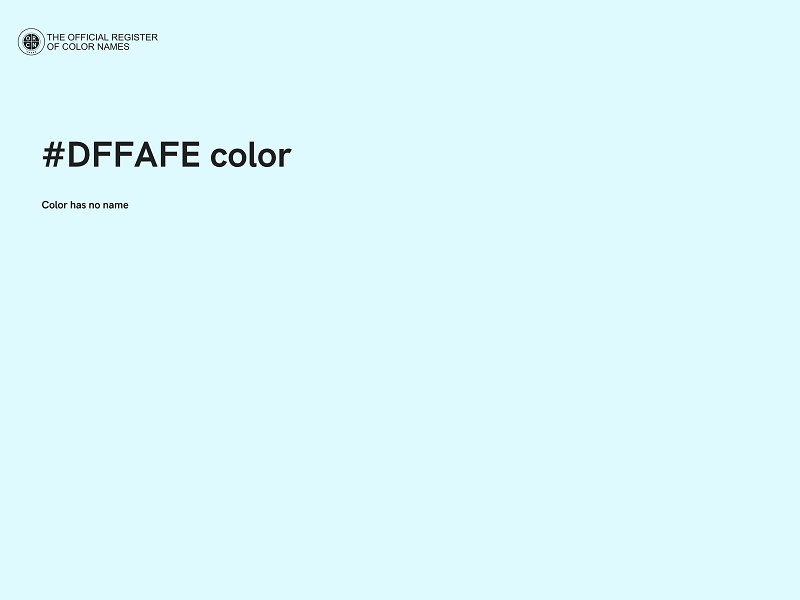 #DFFAFE color image