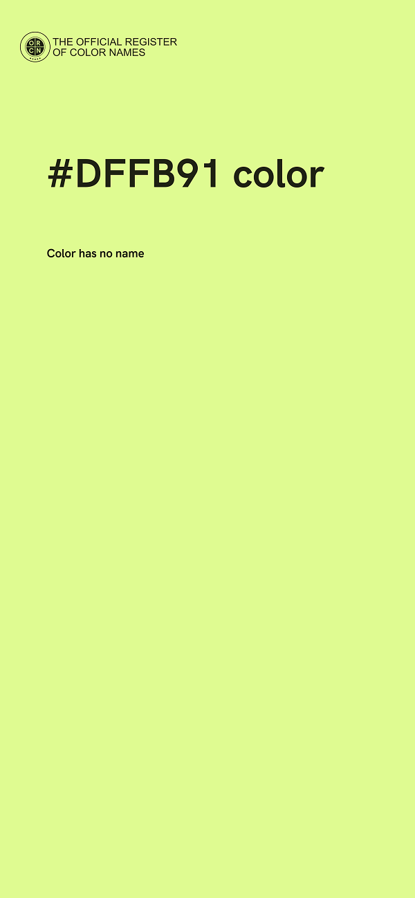 #DFFB91 color image