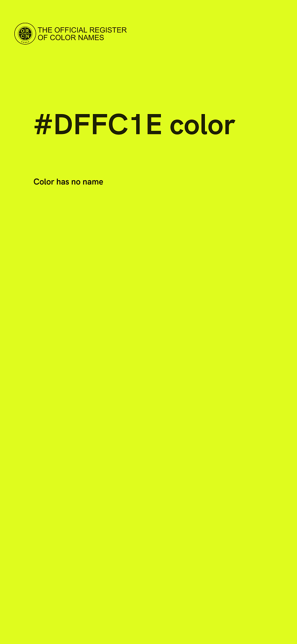 #DFFC1E color image