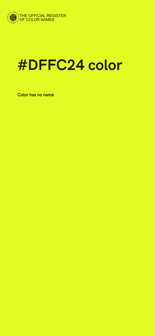 #DFFC24 color image