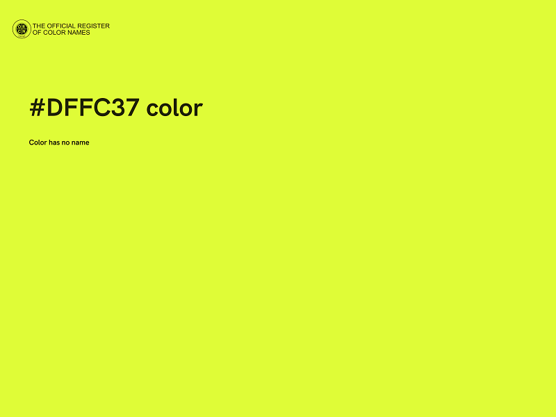 #DFFC37 color image