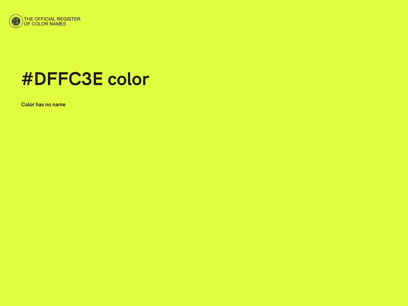 #DFFC3E color image