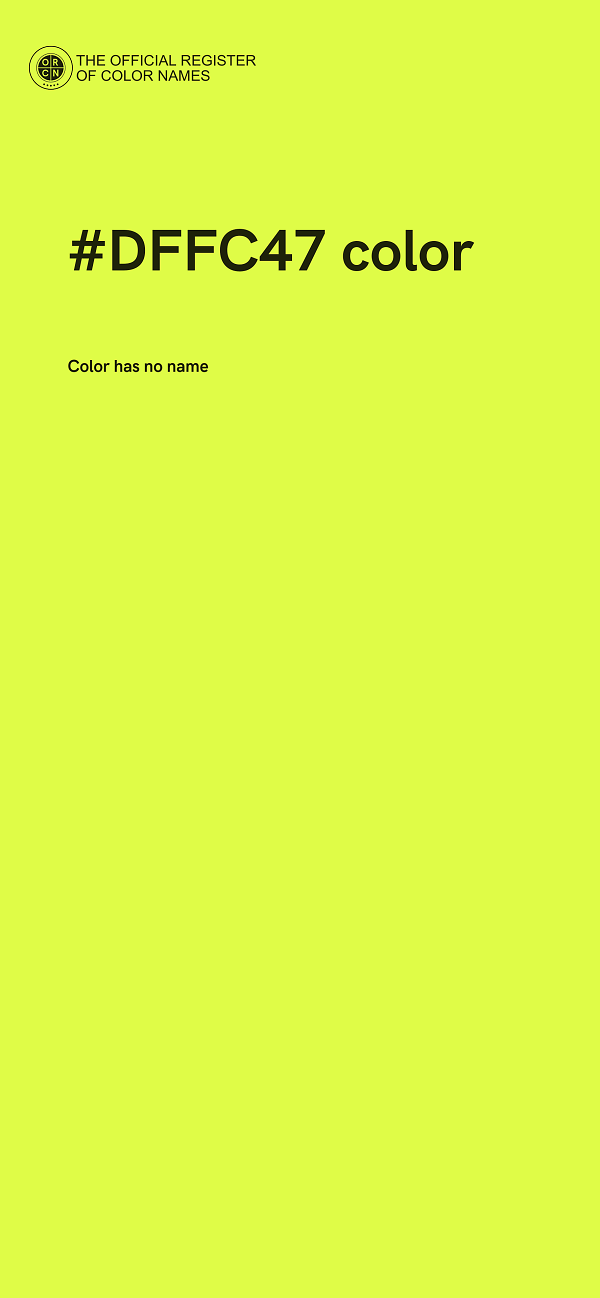#DFFC47 color image