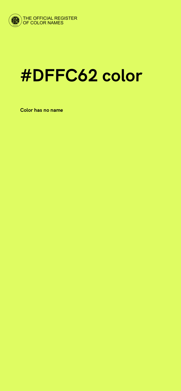 #DFFC62 color image
