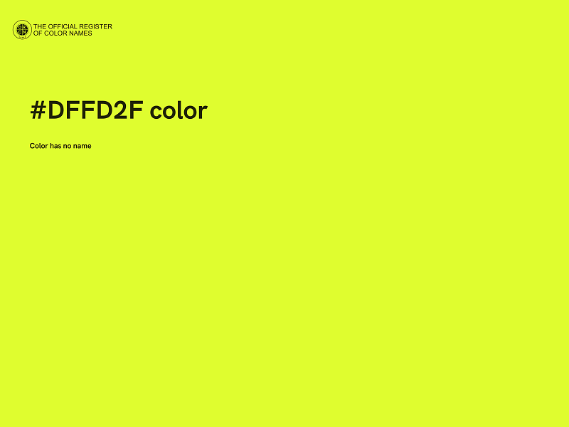 #DFFD2F color image