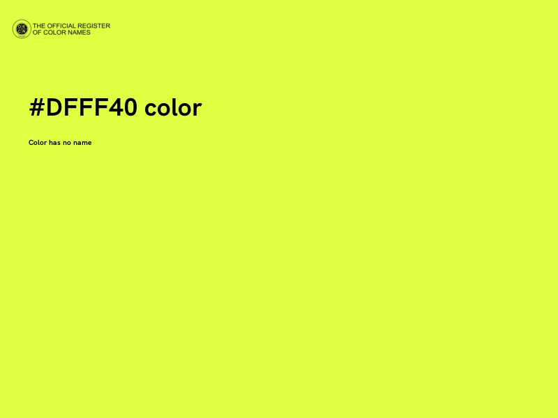 #DFFF40 color image