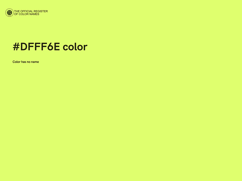 #DFFF6E color image