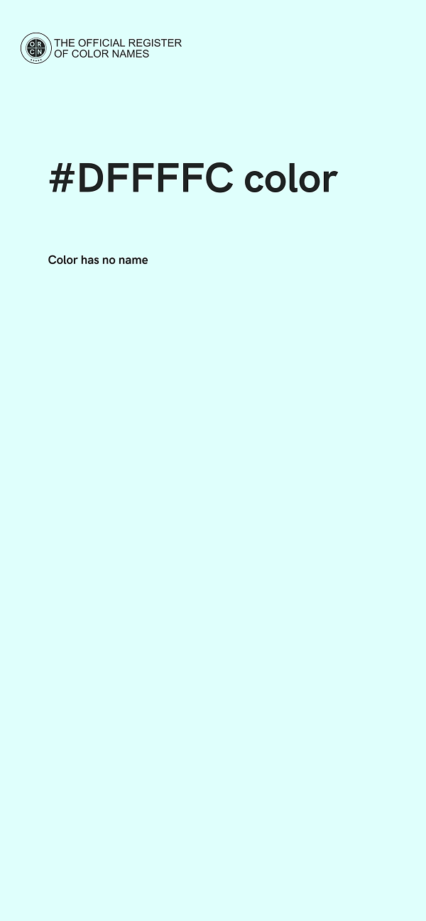 #DFFFFC color image