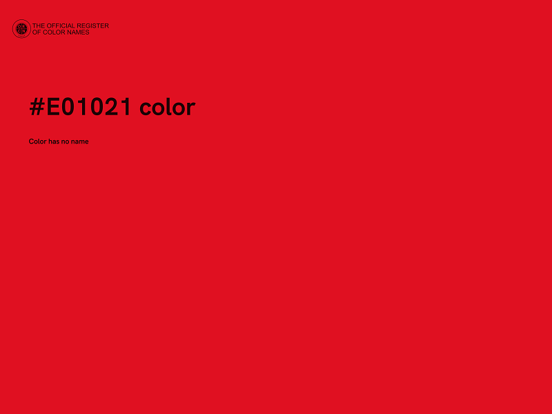 #E01021 color image