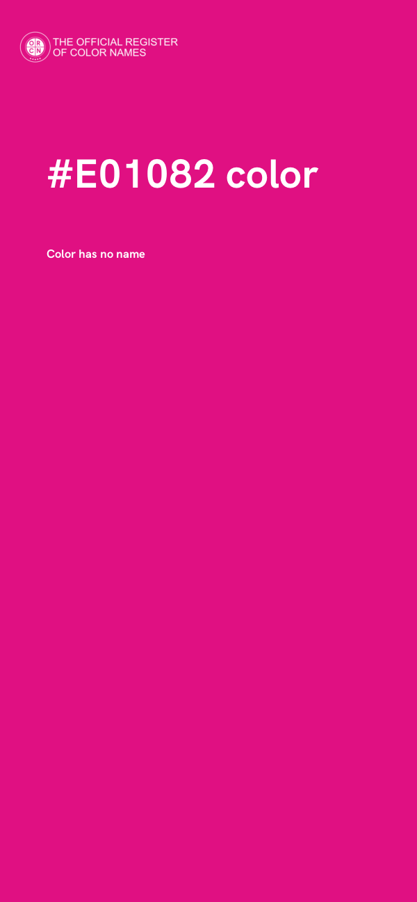 #E01082 color image