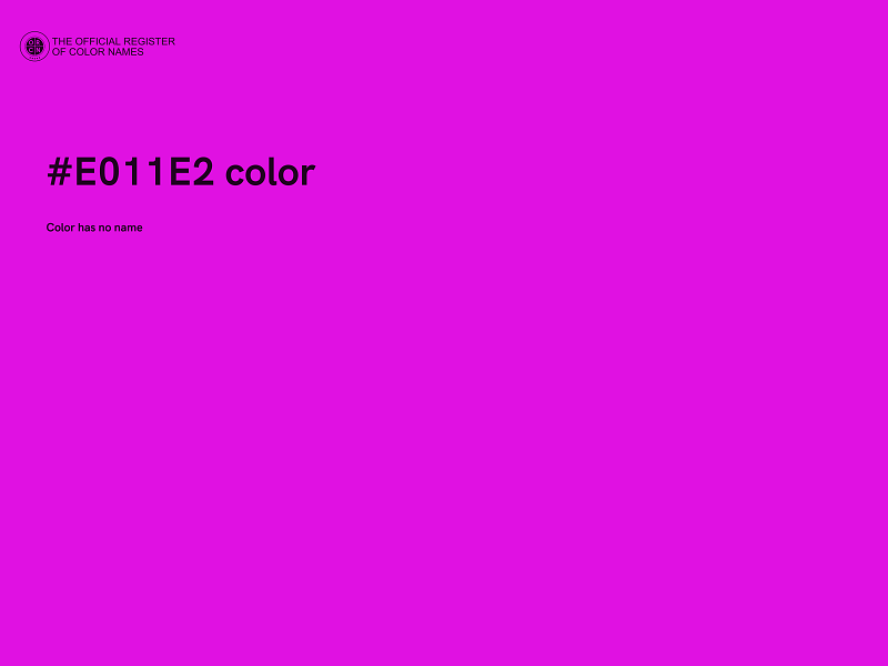 #E011E2 color image