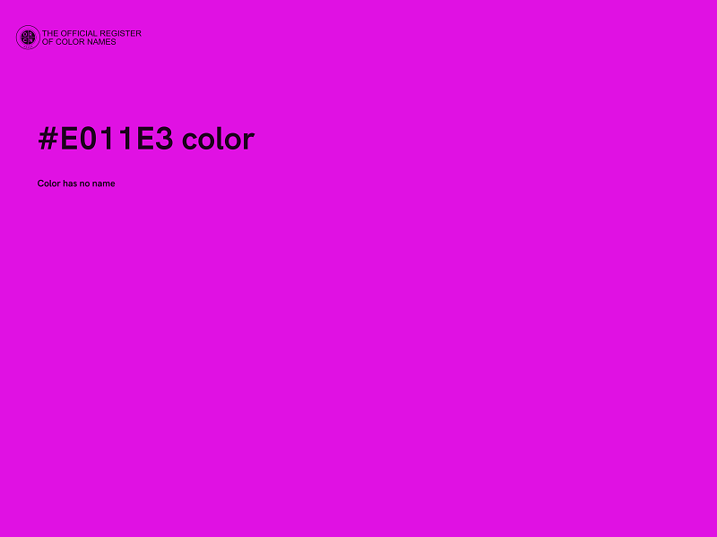 #E011E3 color image