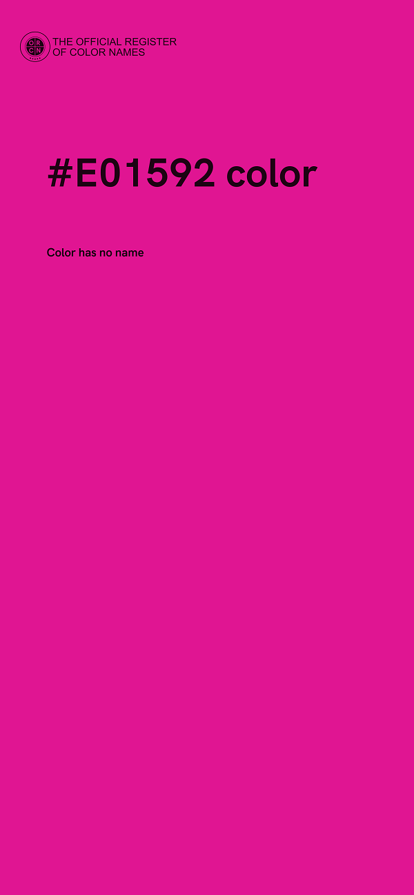 #E01592 color image