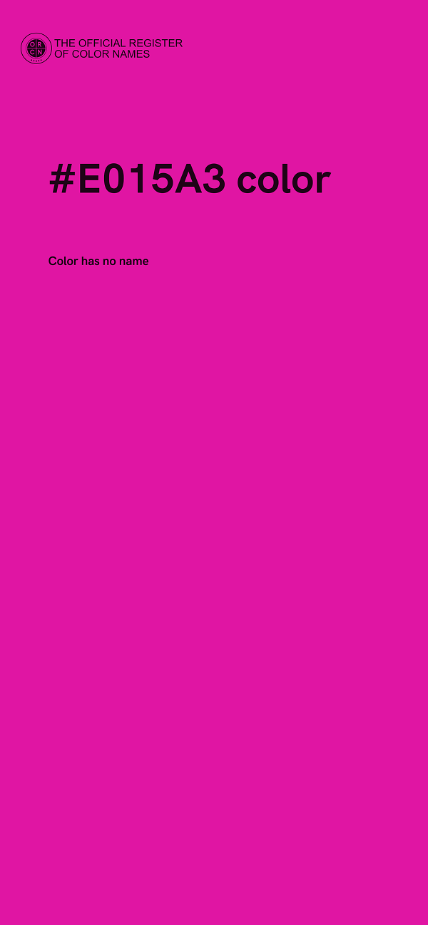 #E015A3 color image