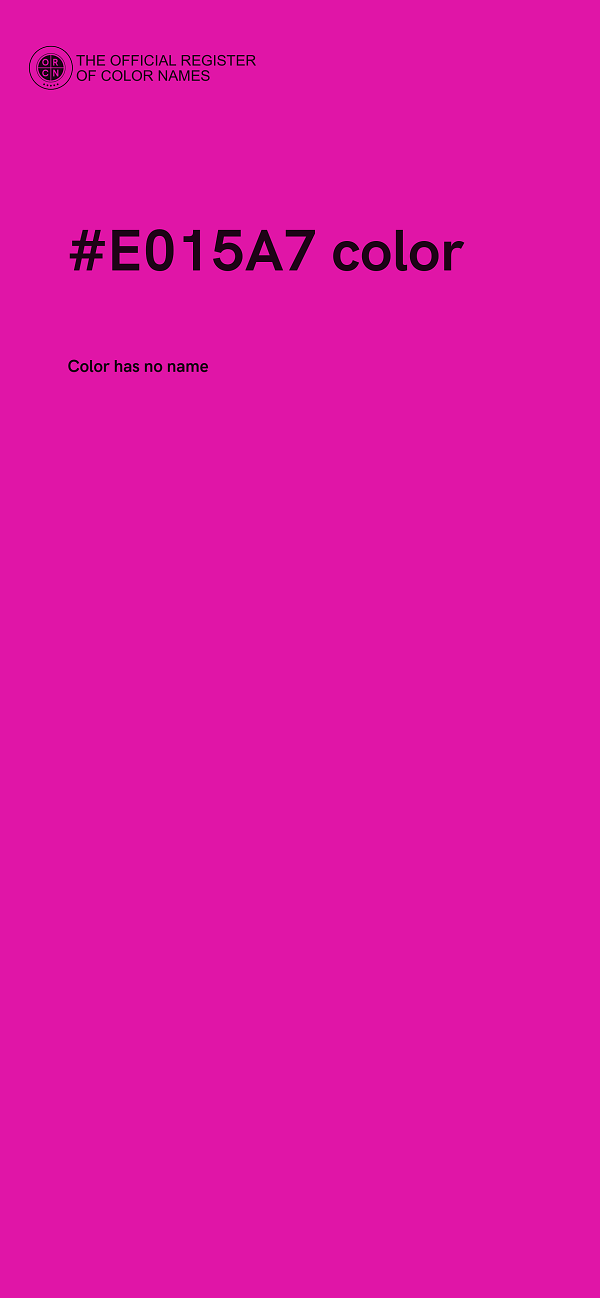 #E015A7 color image