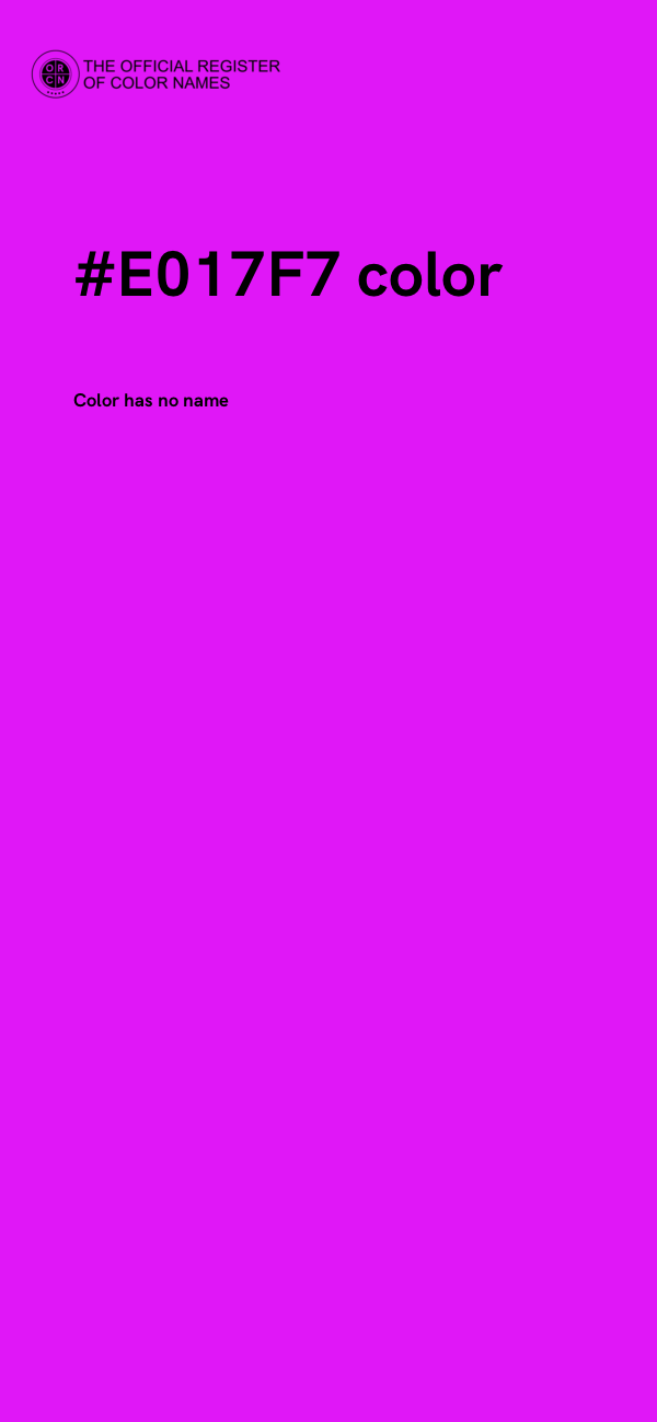 #E017F7 color image