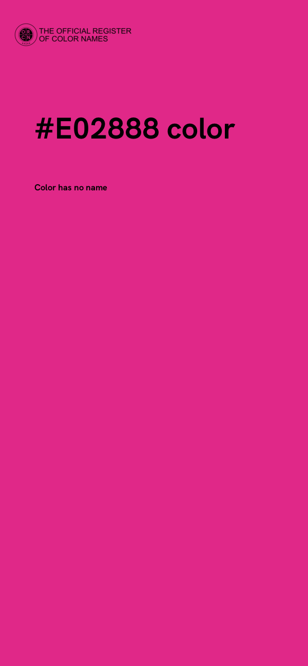 #E02888 color image