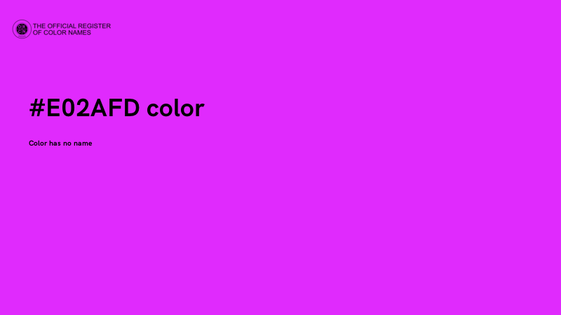 #E02AFD color image