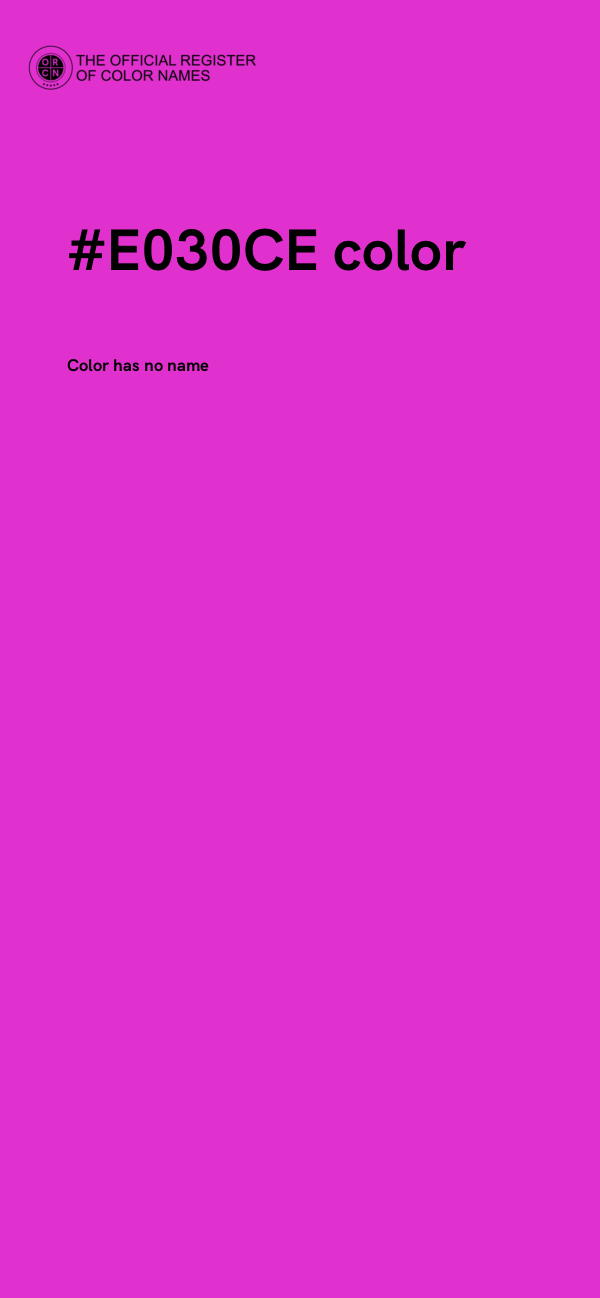 #E030CE color image