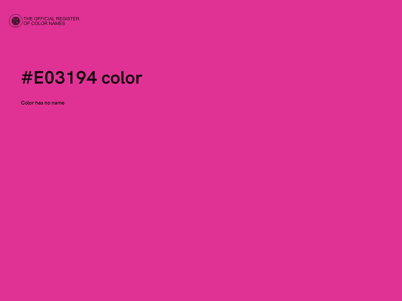 #E03194 color image