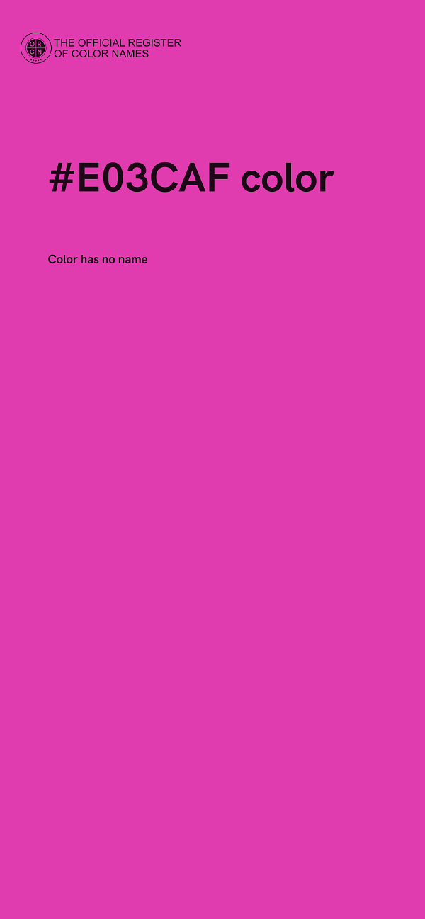 #E03CAF color image