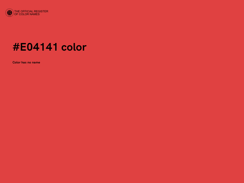 #E04141 color image
