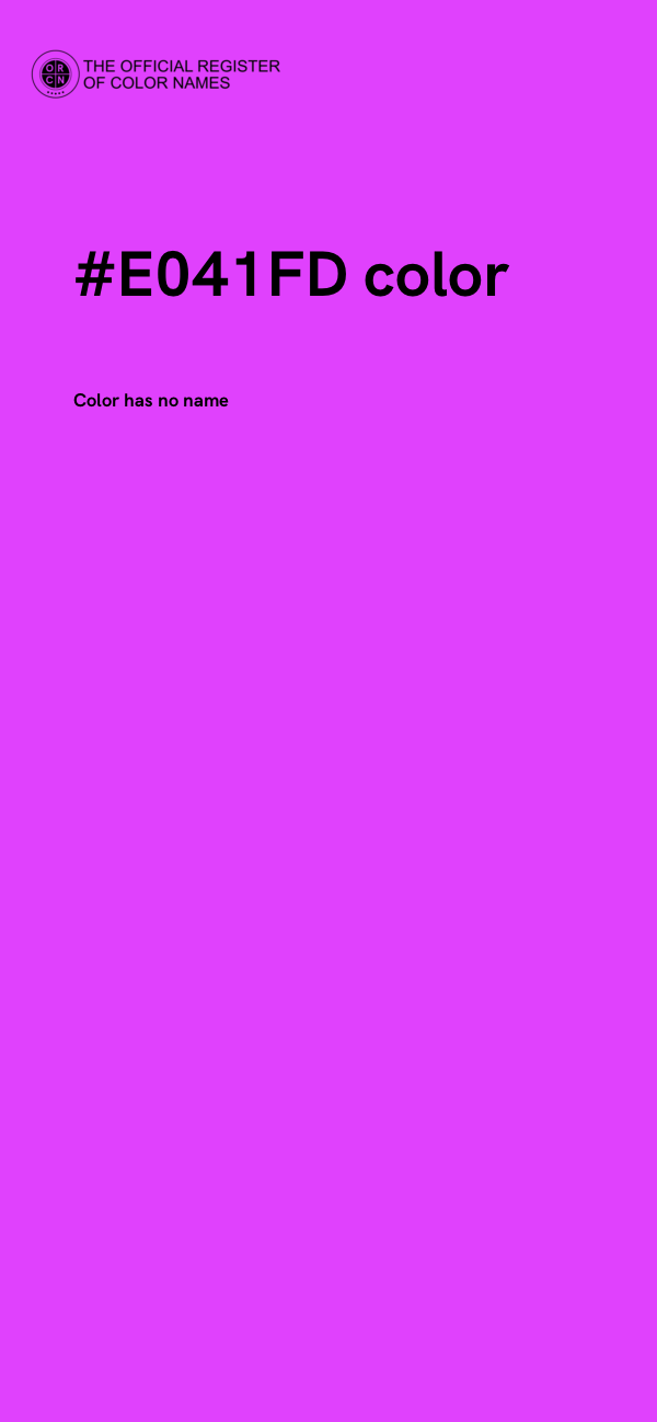 #E041FD color image