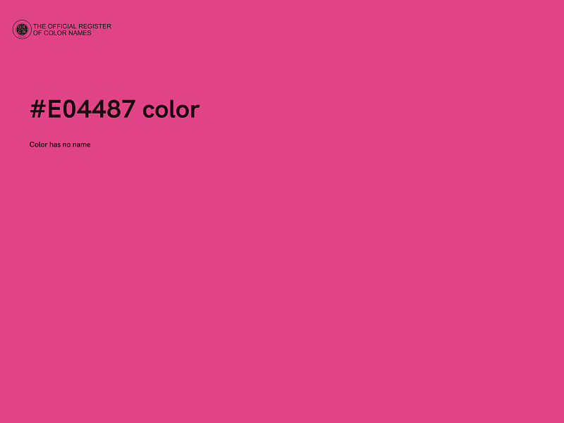 #E04487 color image