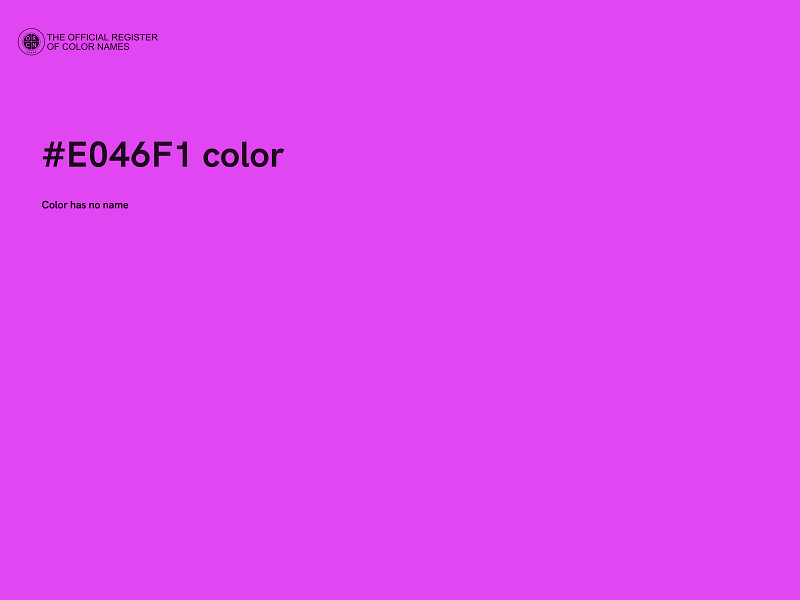 #E046F1 color image