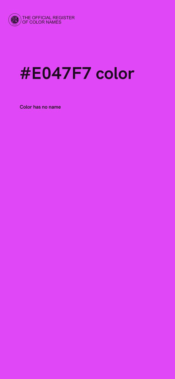 #E047F7 color image