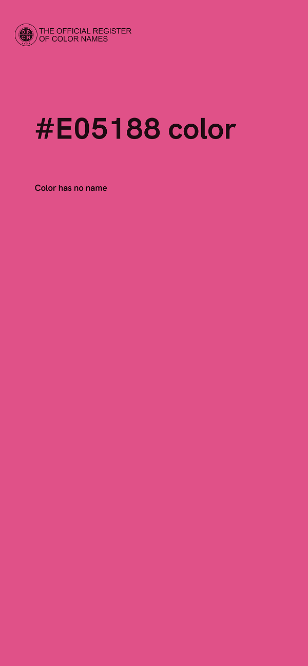 #E05188 color image