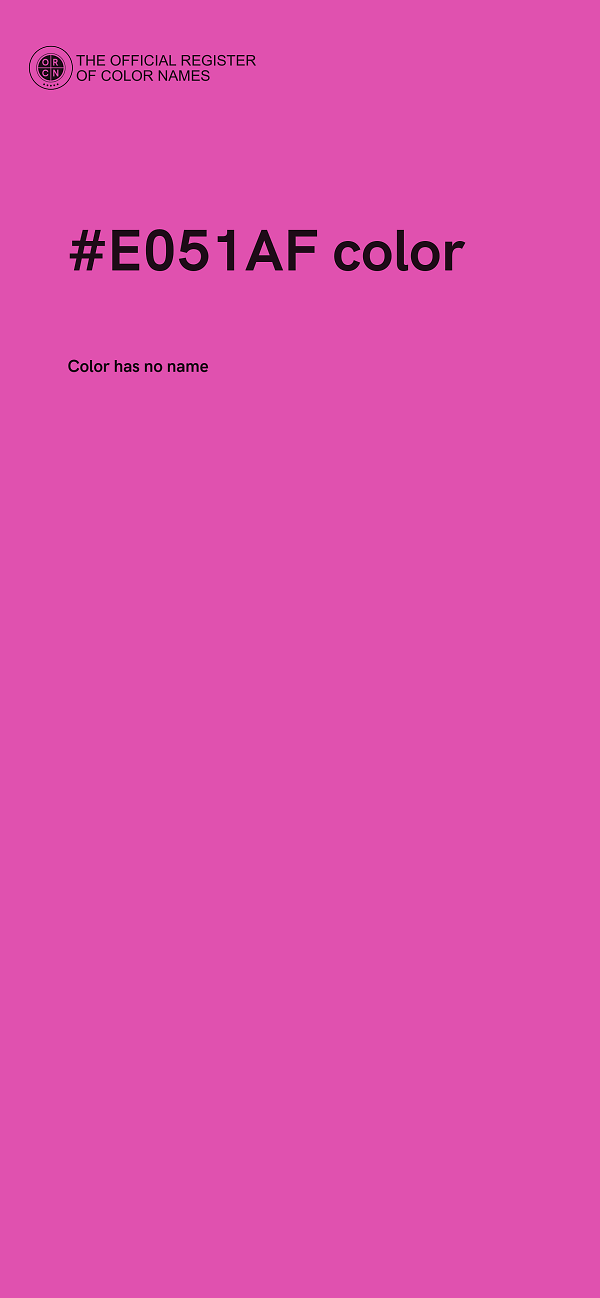 #E051AF color image