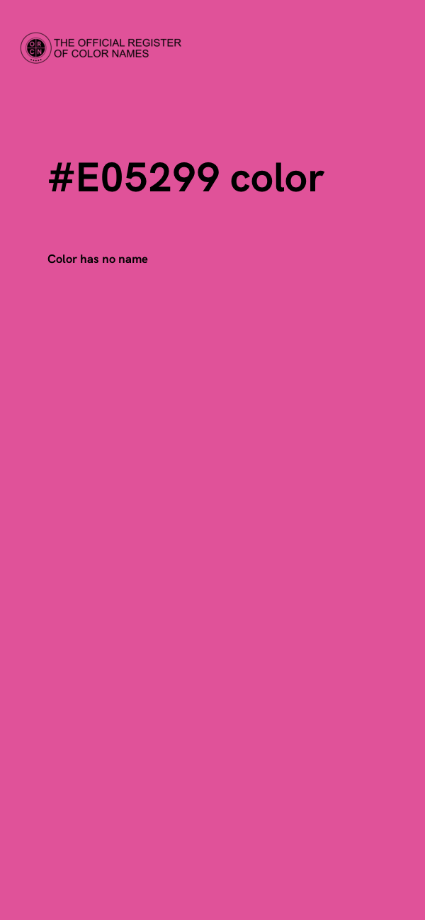 #E05299 color image